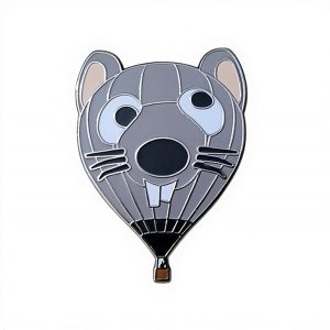 Keef the Teef Rat Balloon Pin